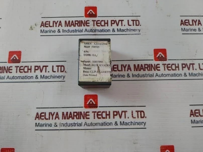 Aker Kvaerner 10037995 Clavette Clip Key 21 Rev 00 X200432906