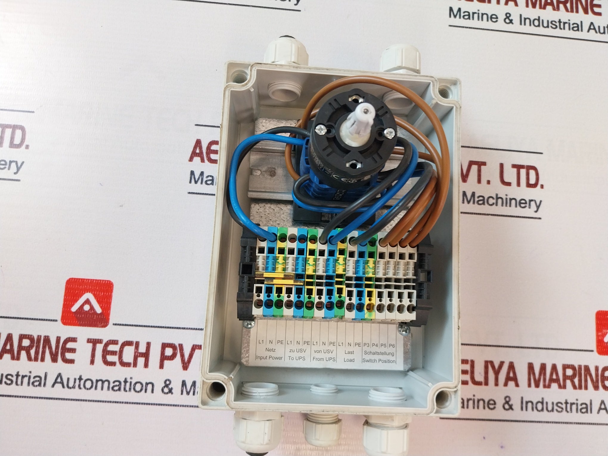 Aki Power Systems Ups Bypass Switch 20Amp 300Vac At08F349