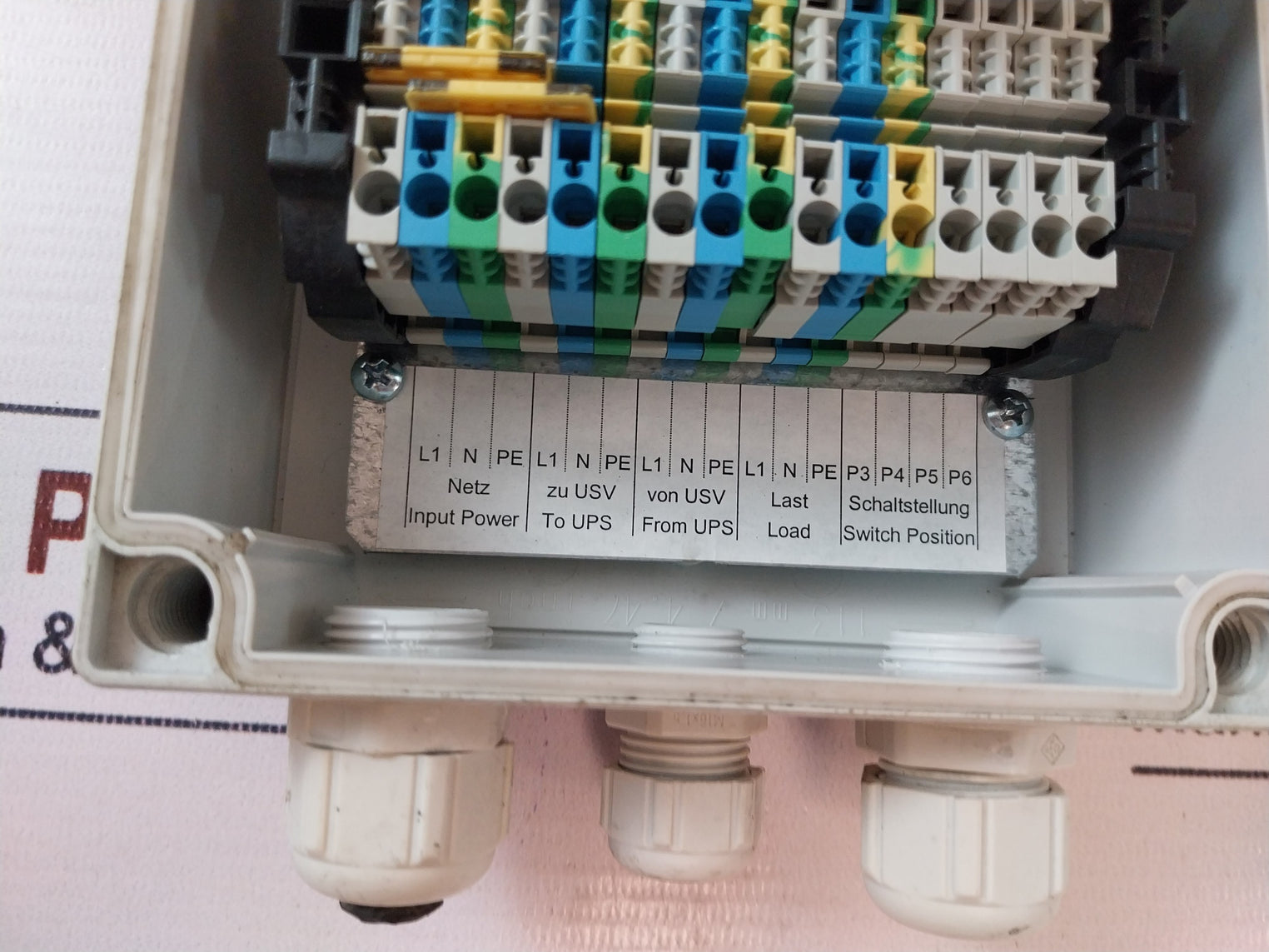 Aki Power Systems Ups Bypass Switch 20Amp 300Vac At08F349