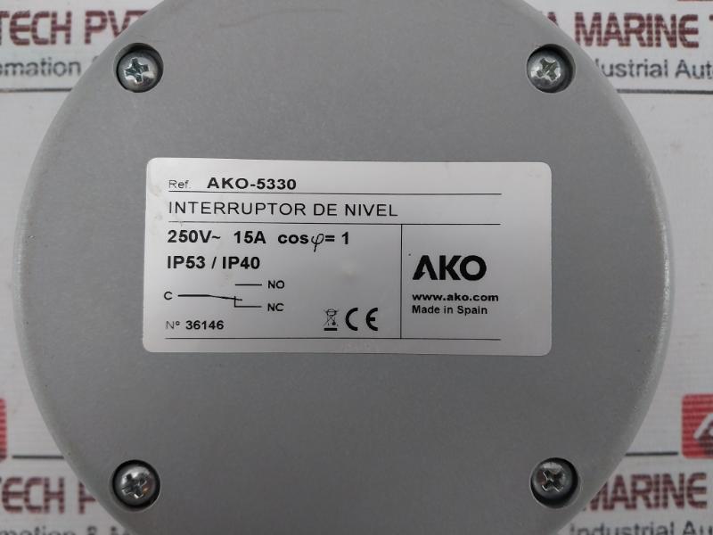 Ako Ako-5330 Level Switch 250V 15A Ip53/Ip40