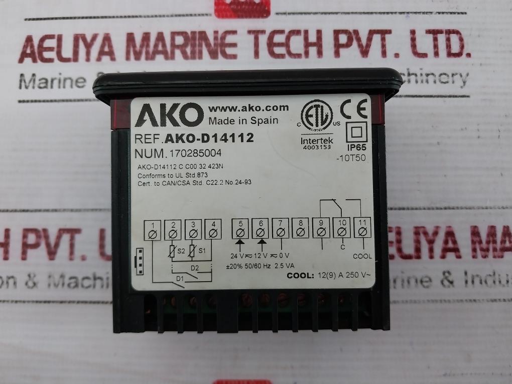 Ako Ako-d14112 Temperature Controller 2.5Va 50/60Hz