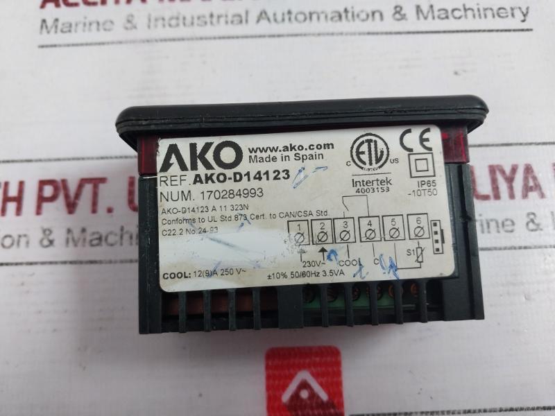 Ako Ako-d14123 Industrial Digital Temperature Controller 170284993 Ip65 4003153