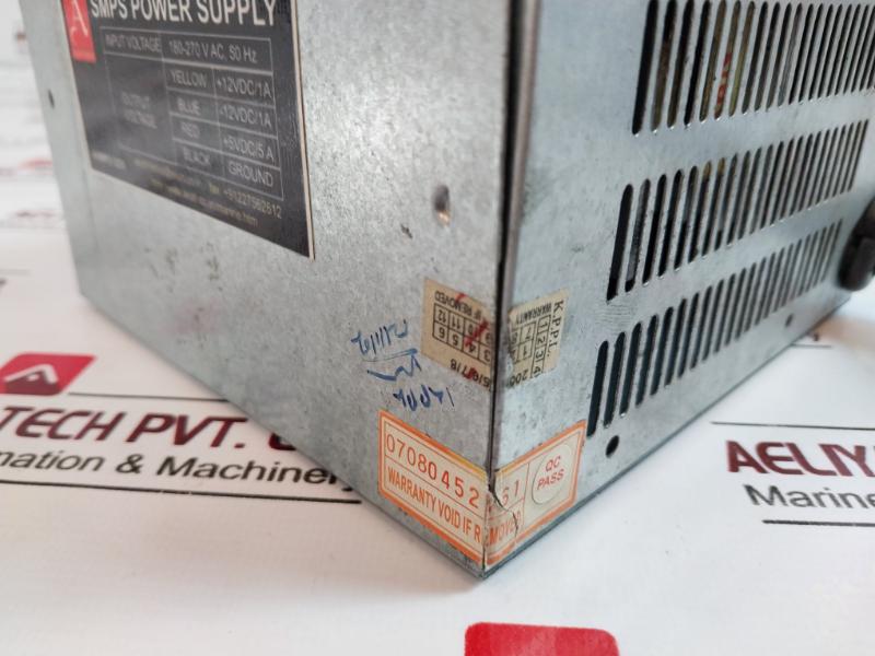 Akshtronica Aismps 12d5 Switching Mode Power Supply 180-270vac 50hz