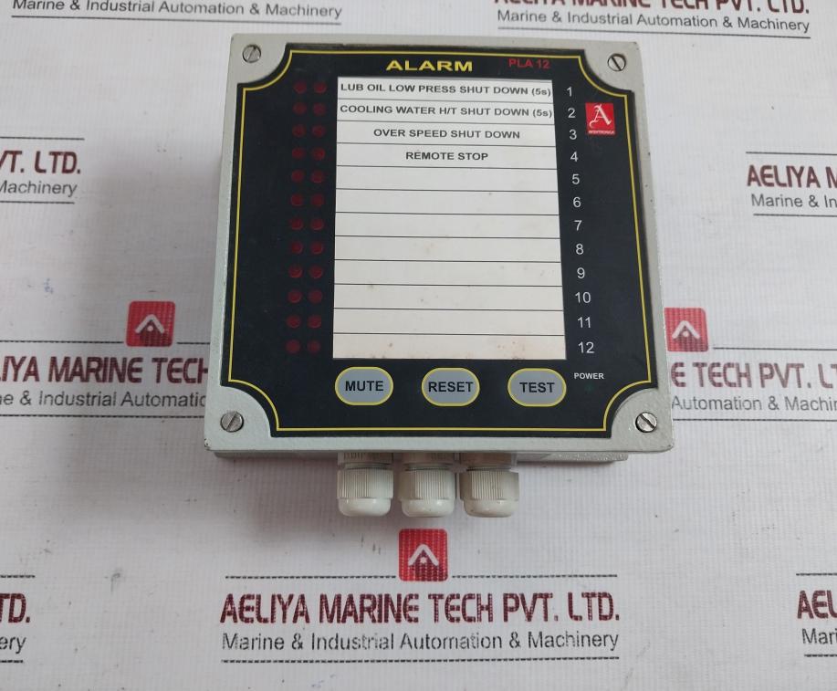 Akshtronica Alarm Annunciator And Engine Safety Shutdown Panel Pla 12