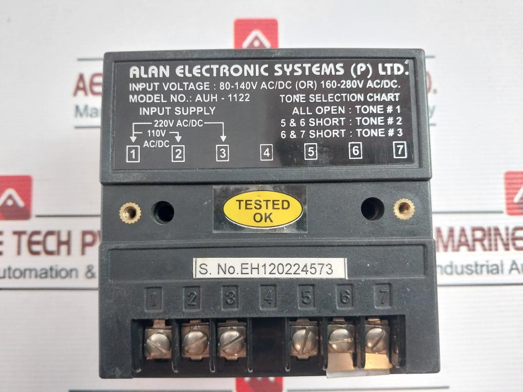 Alan Auh-1122 Electronic Hooter 80-140V Ac/Dc