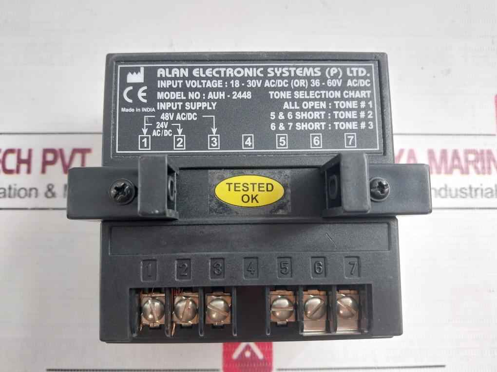 Alan Auh-2448 Electronic Hooter Buzzer 24V Ac/Dc Eh240401158