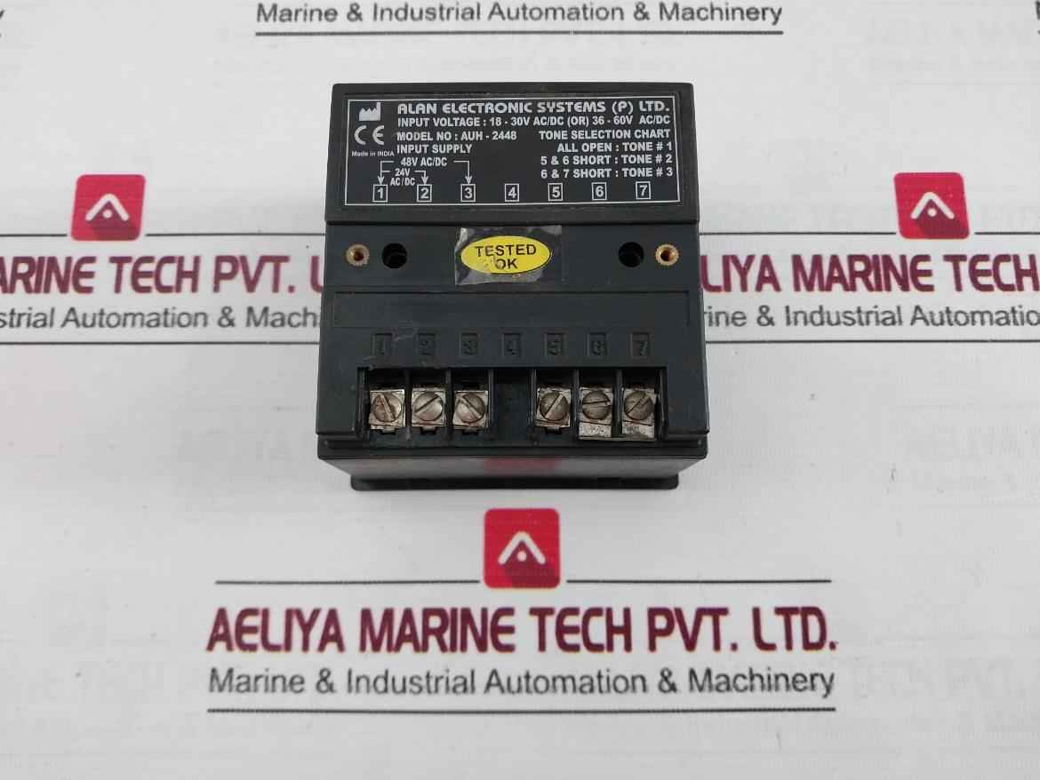 Alan Electronic Auh-2448 Electronic Hooter Eh220811373 18-30V Ac/Dc
