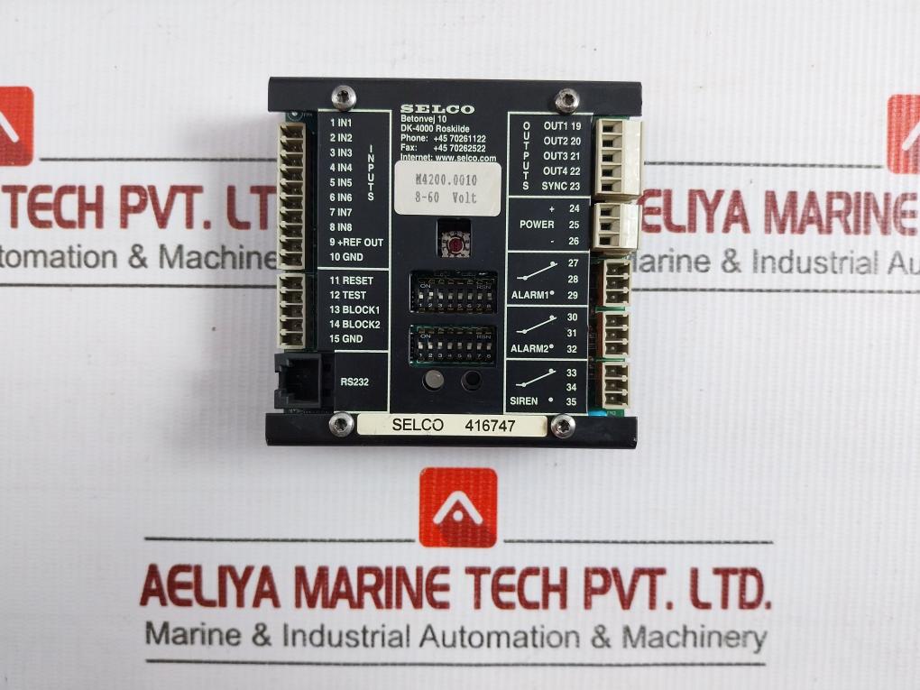 Alarm Annunciator Monitor System Selco M4200.0010