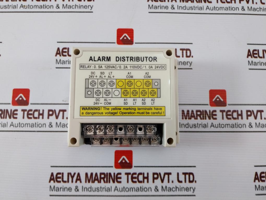 Alarm Distributor 0.5A 125Vac/0.2A 110Vdc/1.0A 24Vdc