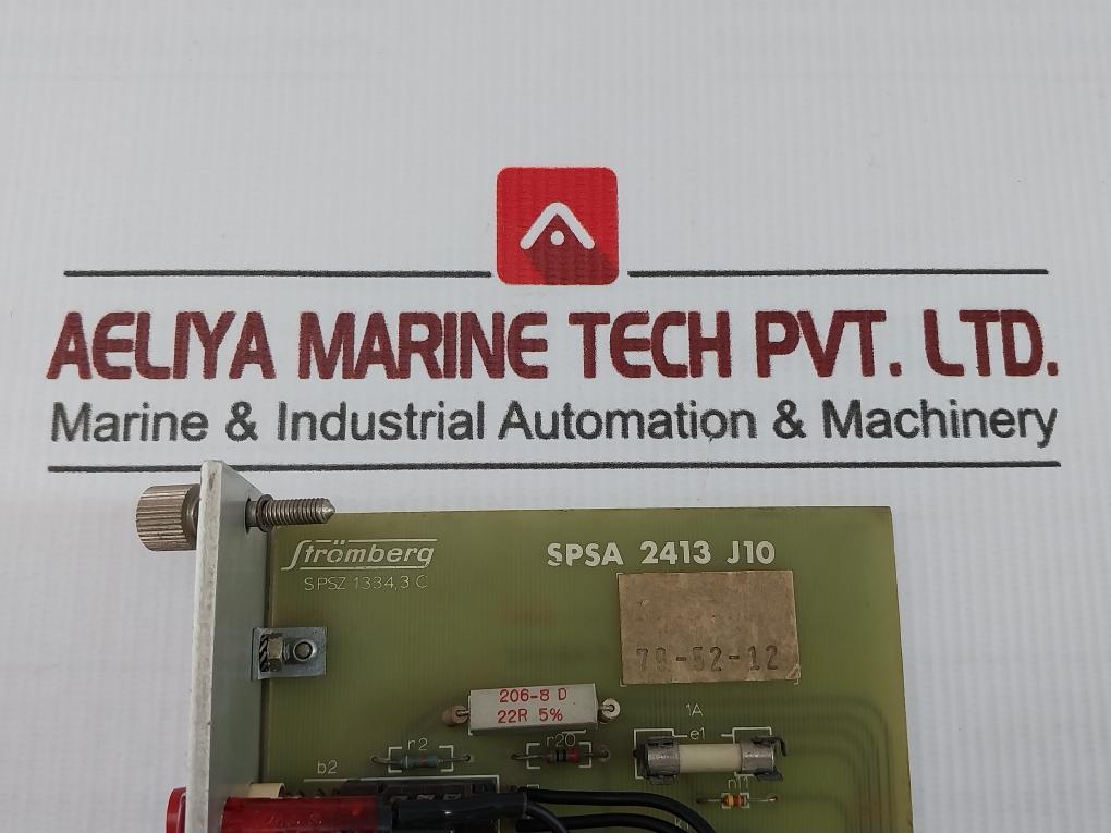 Alarm Ionization Pcb Assembly Stromberg Spsa 2413 J10