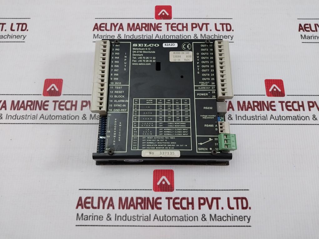 Alarm Monitor M1000-24-10C Selco 12-24V