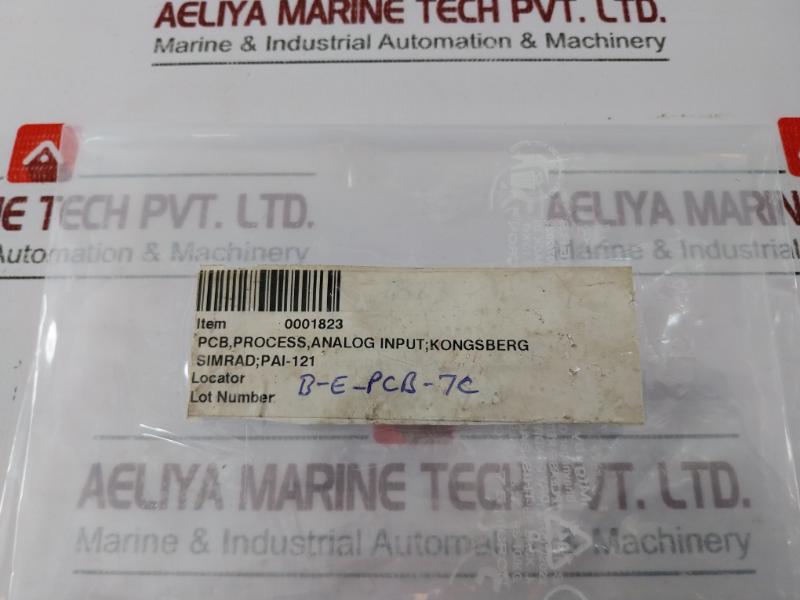 Albatross Pai-121 Printed Circuit Board Process Analog Input 37771490