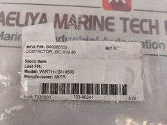 Albright Sw80Ab-447 Contactor Ba0095132