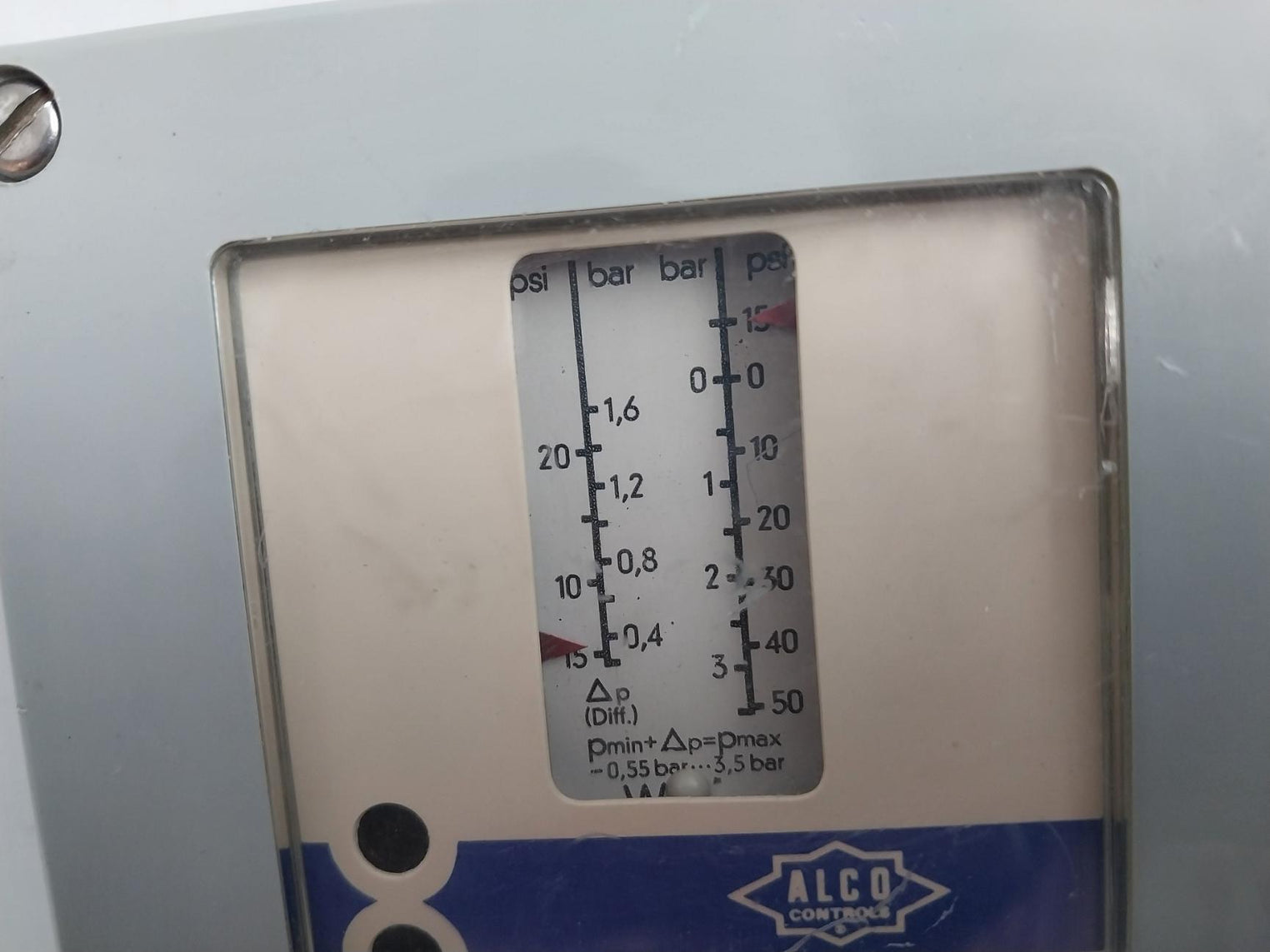 Alco Ff 142-4 Baa Pressure Switch 16A 220V Ac1 15 To 50 Psi