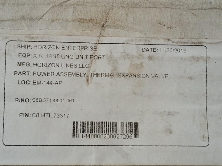 Alco Xb-1019 Fw55-10B Thermal Expansion Valve