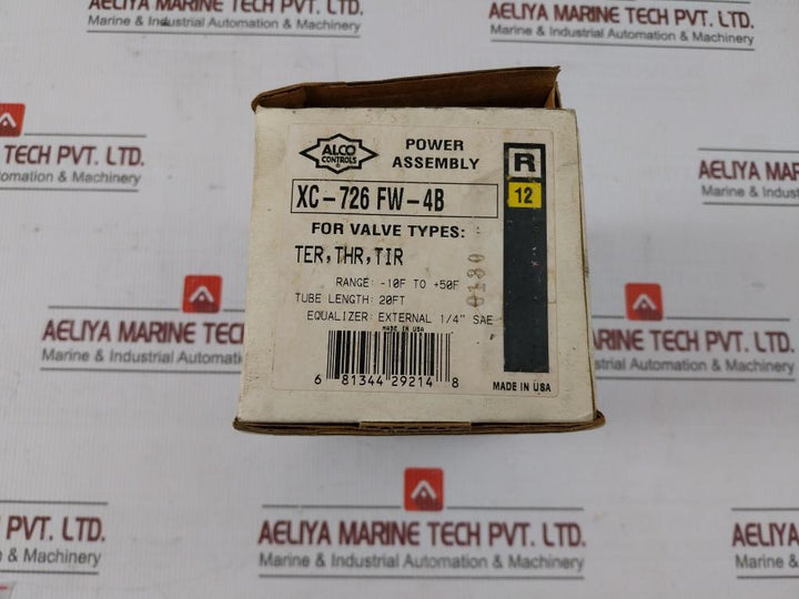 Alco Xc726 Fw-4B Thermal Expansion Valve Power Assembly