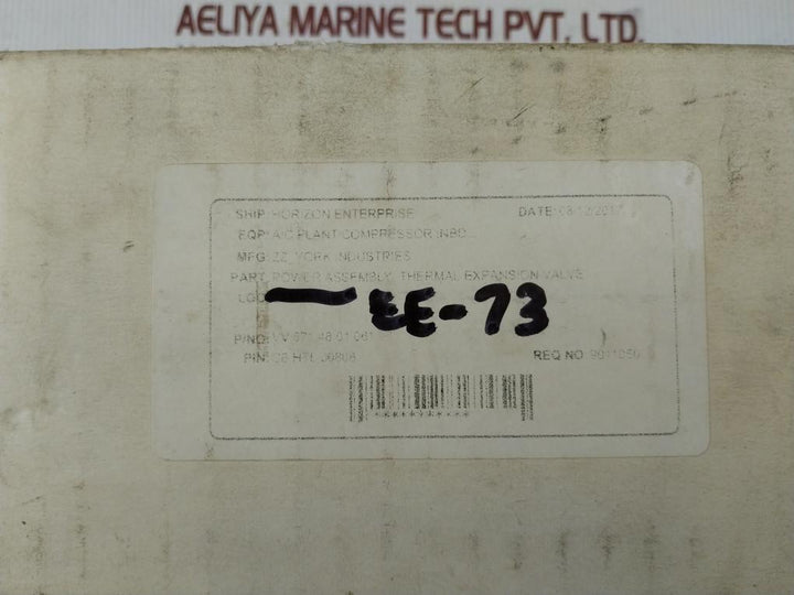 Alco Xc726 Fw-4B Thermal Expansion Valve Power Assembly