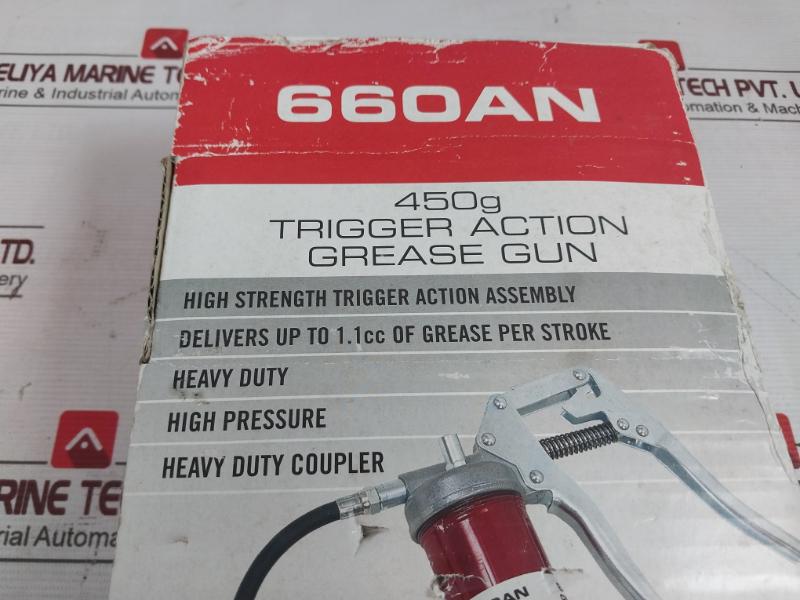 Alemlube 660An Trigger Action Grease Gun 300Mm 400 Bar 1000 Bar