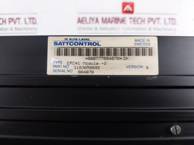 Alfa-laval 3183050092 Control Module, Epc 41, B-4635-1/1, C-4635-1/1