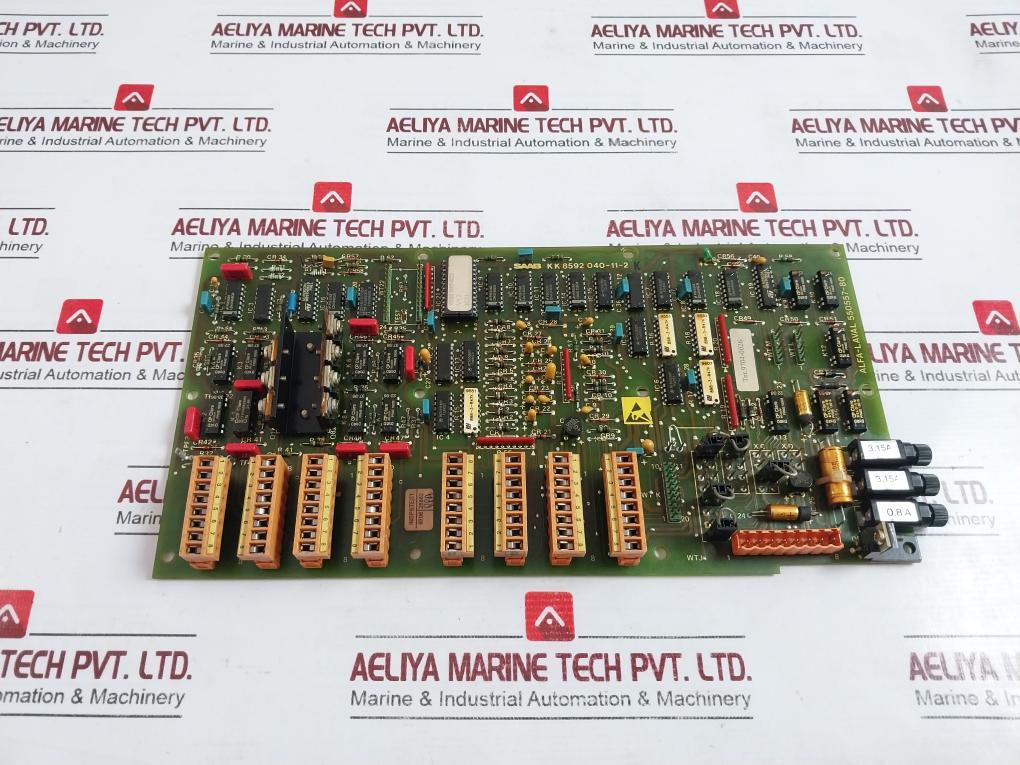 Alfa-Laval 550557-80 Purifier Printed Circuit Board KK 8592 040-11-2