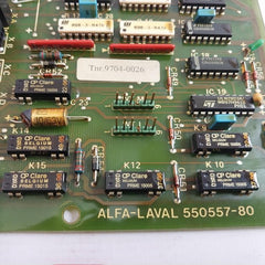 Alfa-Laval 550557-80 Purifier Printed Circuit Board KK 8592 040-11-2