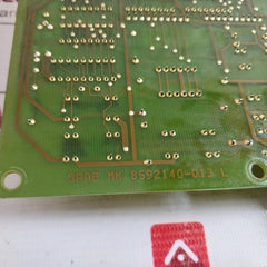 Alfa-Laval 550557-80 Purifier Printed Circuit Board KK 8592 040-11-2