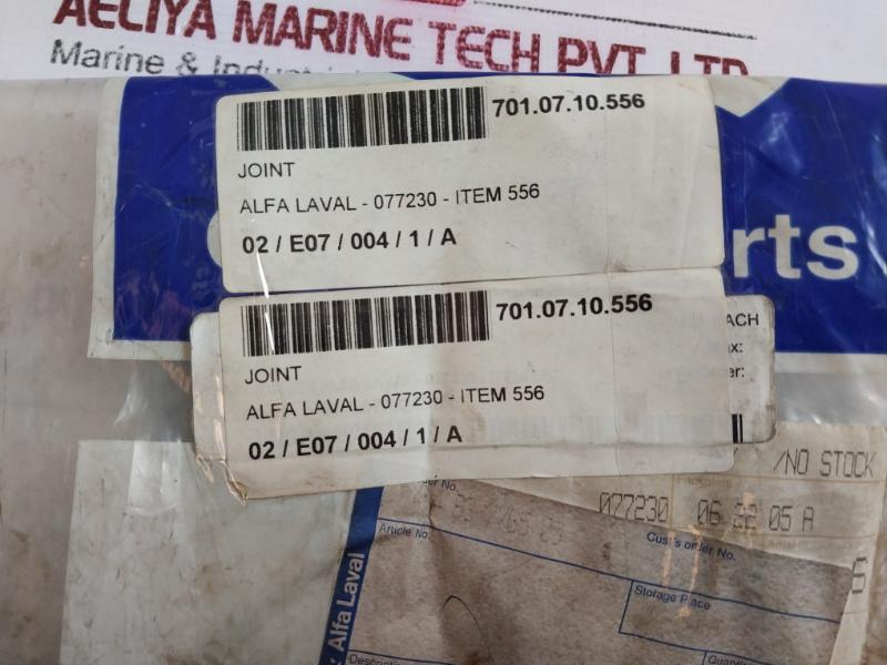 Alfa Laval 077230 Klinger Sil Joint 556 C-4400 B 12x21 Cm