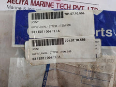 Alfa Laval 077230 Klinger Sil Joint 556 C-4400 B 12x21 Cm