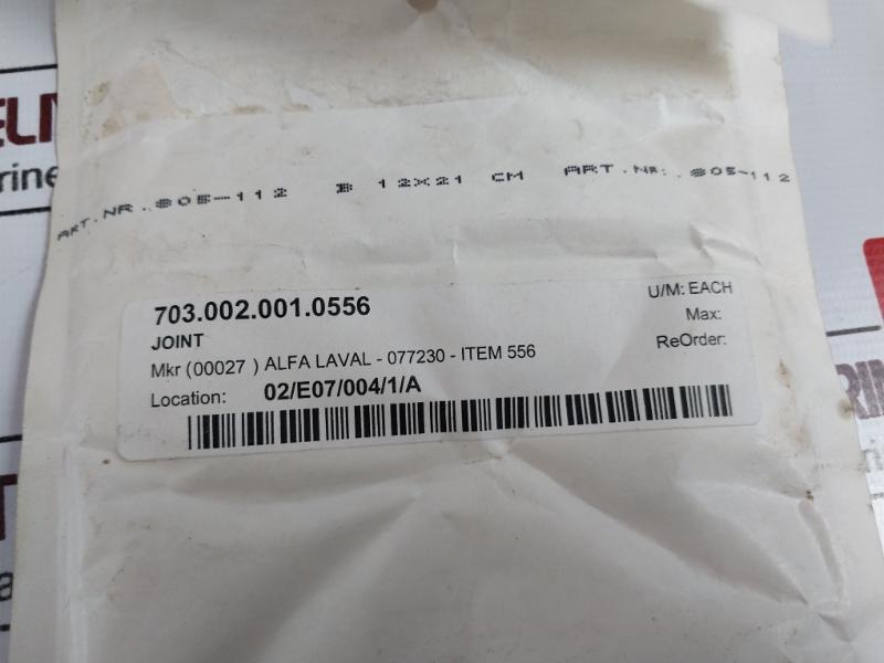 Alfa Laval 077230 Klinger Sil Joint 556 C-4400 B 12x21 Cm