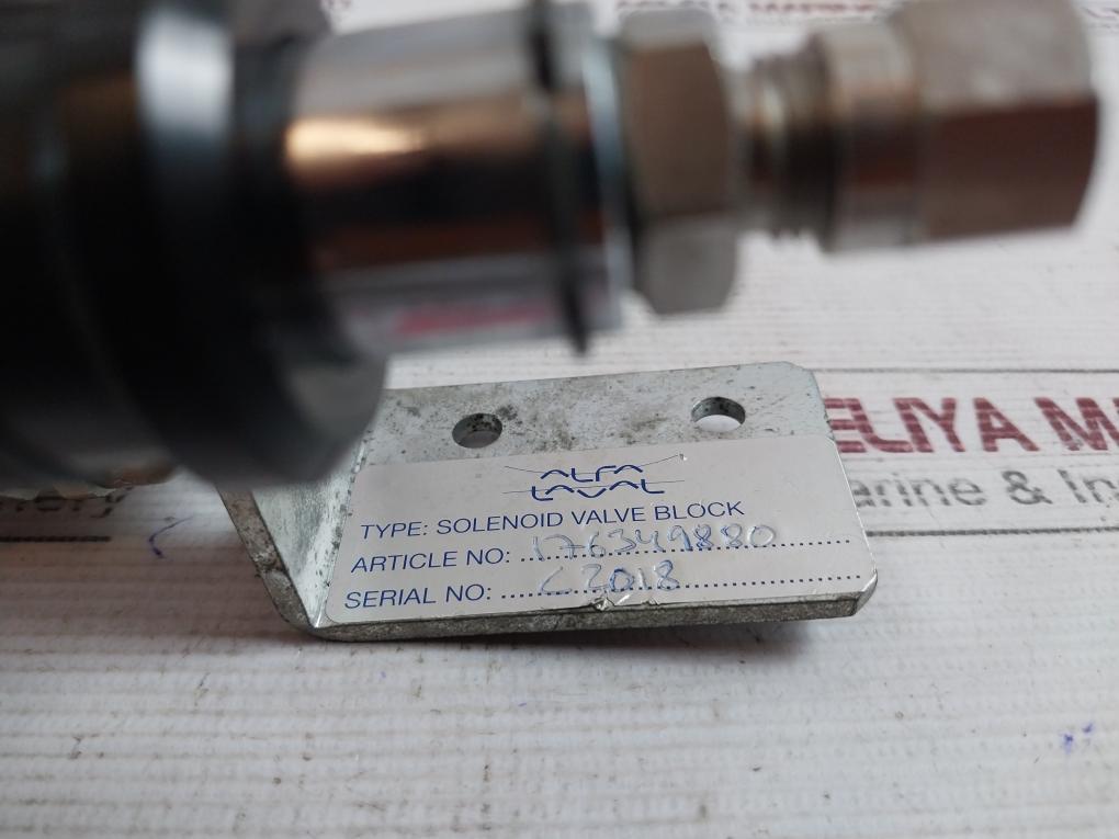 Alfa Laval 176349880 Solenoid Valve Block 48886002 3W 1.2–1.5 Mm