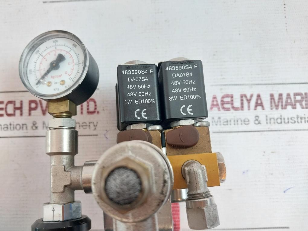 Alfa Laval 176349880 Solenoid Valve Block 48886002 3W 1.2–1.5 Mm