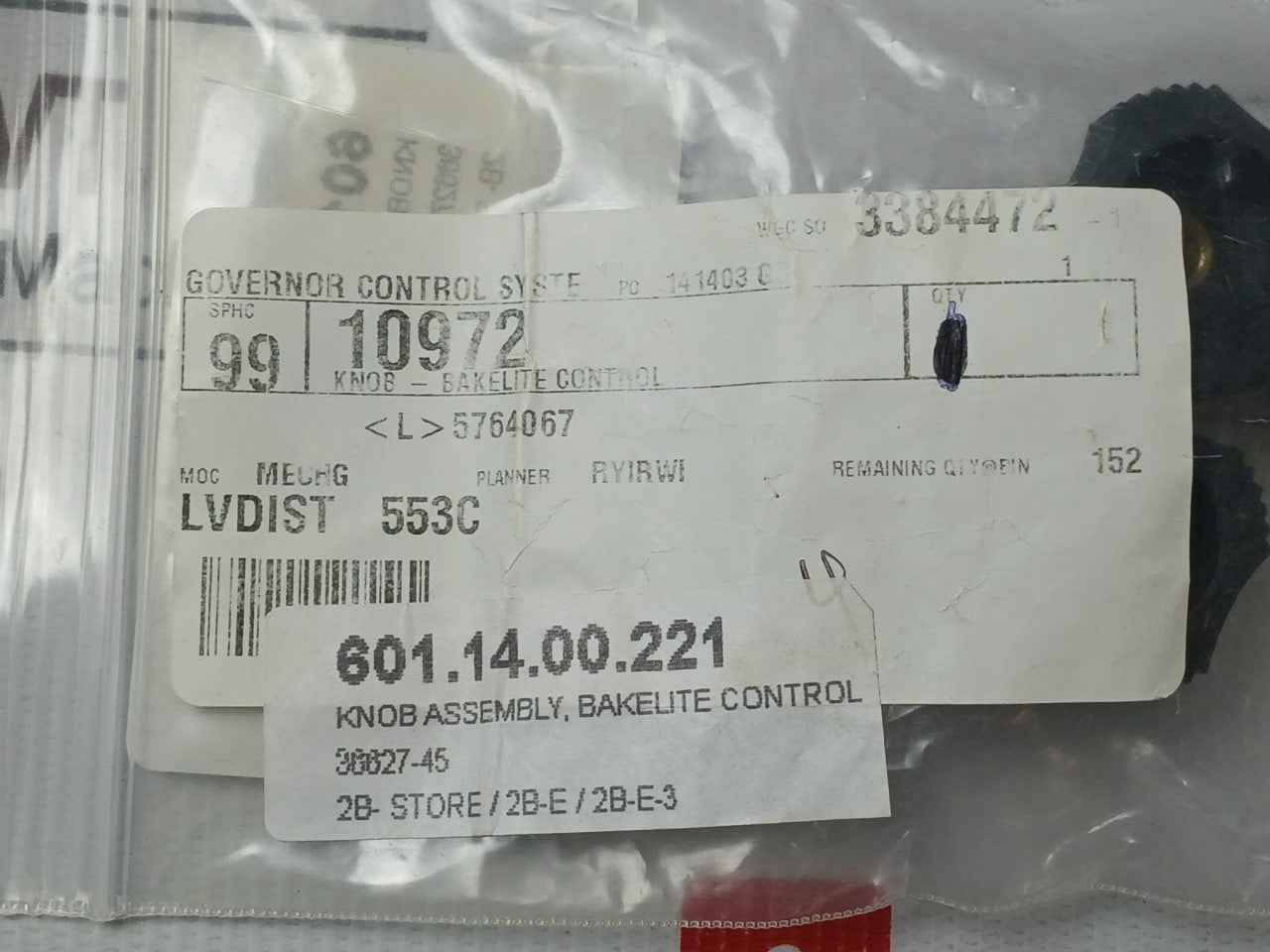 Alfa Laval 36627-45 Star Knobs Assembly