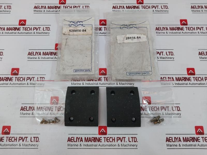 Alfa Laval 528856-84 Friction Pad With Screws 528856-09
