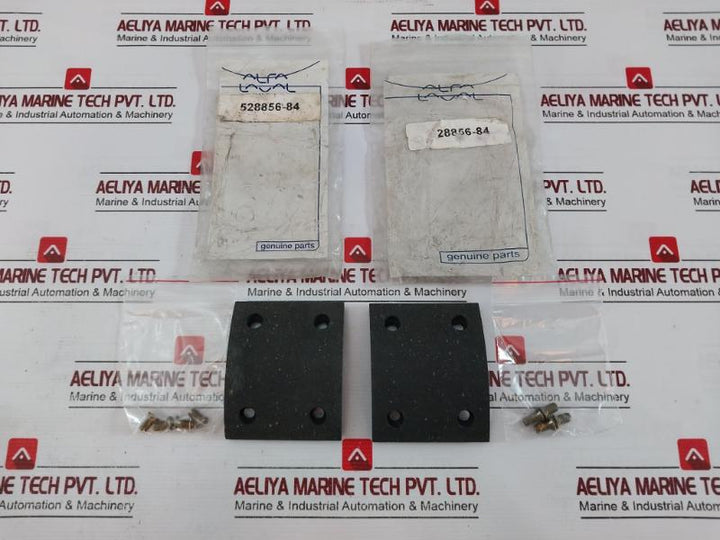 Alfa Laval 528856-84 Friction Pad With Screws 528856-09