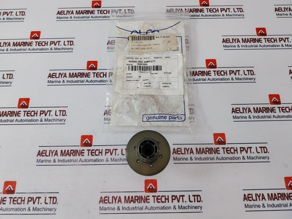 Alfa Laval 55441680 Paring Disc Complete