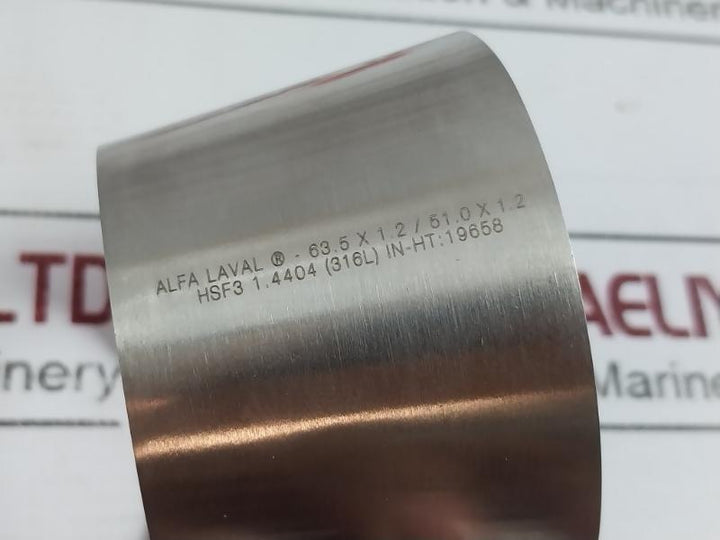 Alfa Laval 6-31317 0895 5 Concentric Reducer Cs W63.5/51x1.2/1.2 1.4404 Sb