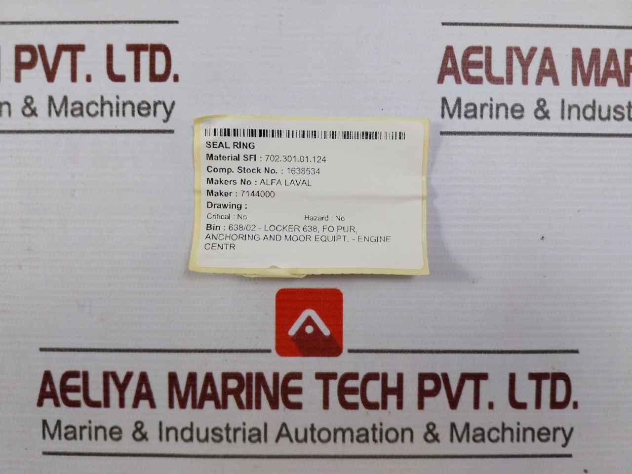 Alfa Laval 7144000 Seal Ring