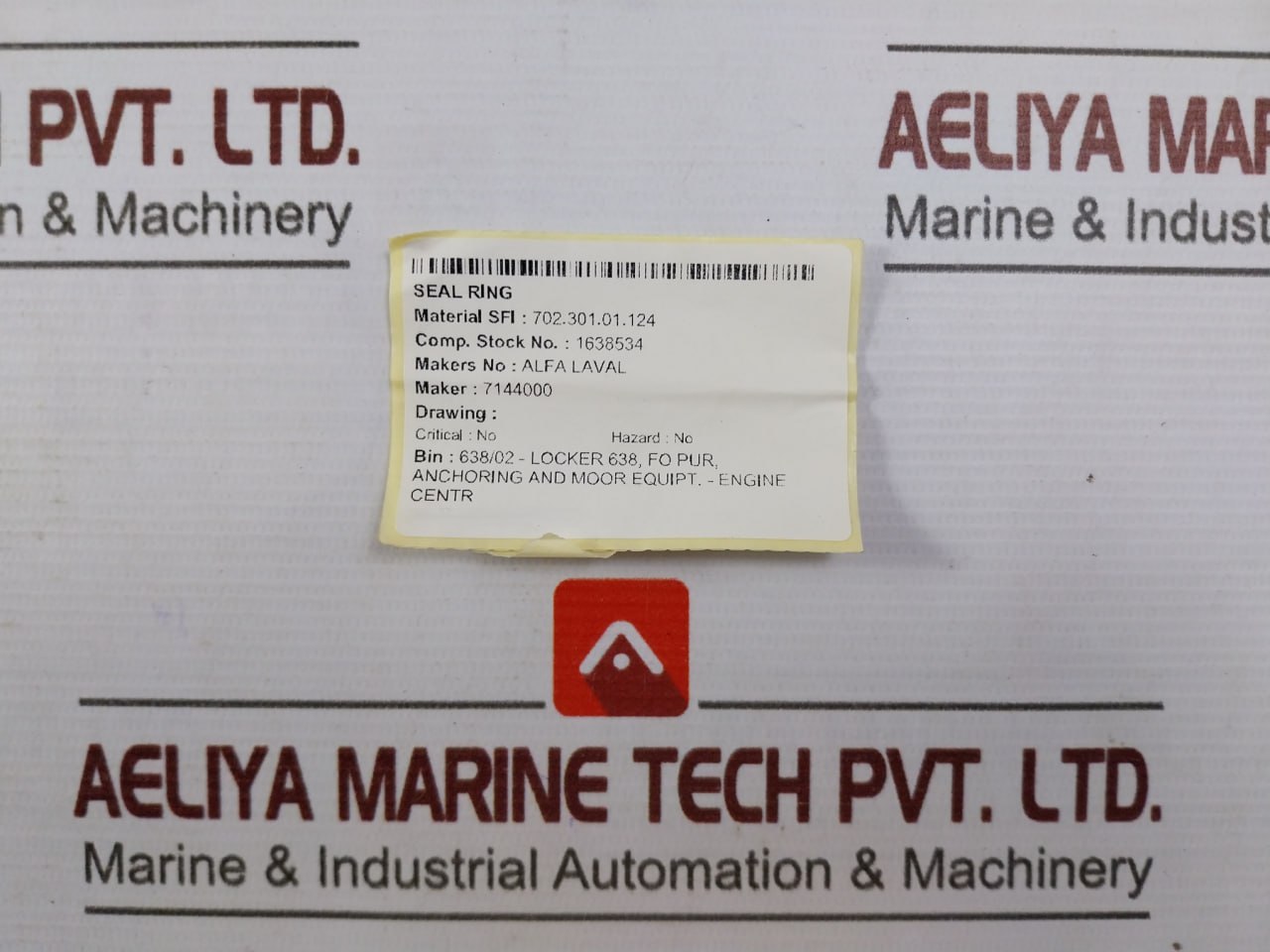 Alfa Laval 7144000 Seal Ring