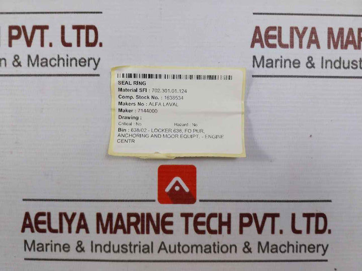 Alfa Laval 7144000 Seal Ring