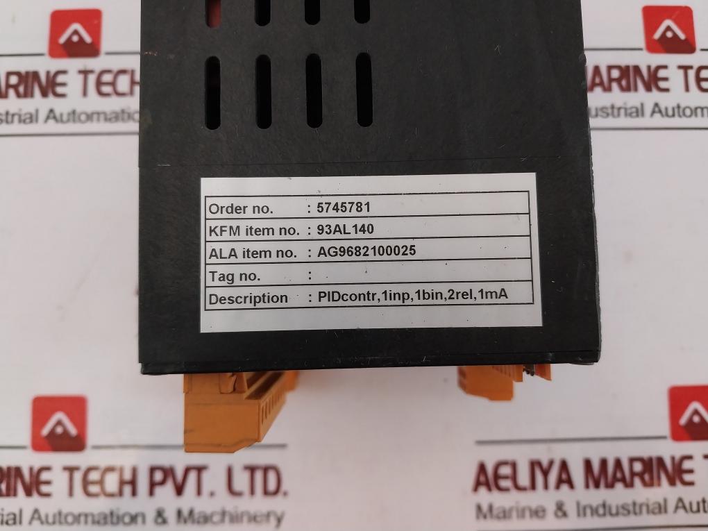 Alfa Laval 93al140 Pid Controller 1inp, 1bin, 2rel, 1ma