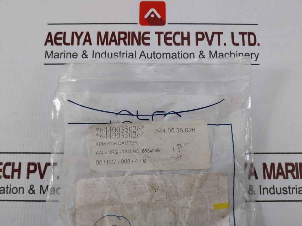 Alfa Laval Ag6634049 Arm For Damper