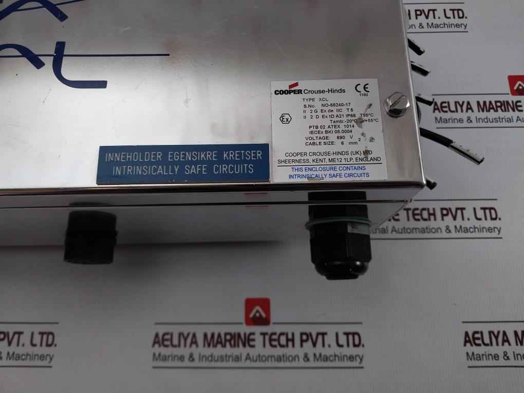 Alfa Laval Cooper Crouse-hinds Xcl Control Panel Enclosure 690V Ip66