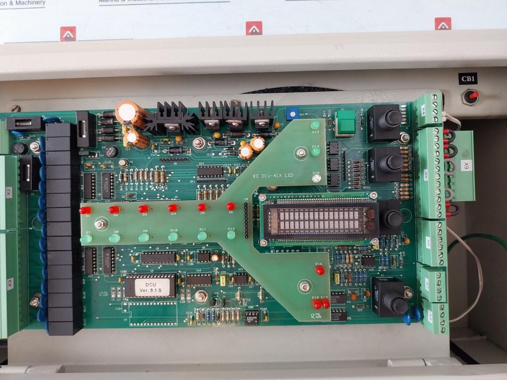 Alfa Laval Dcu-41X Discharge Control Unit 48Vac 50Hz Ver: 5.1 S