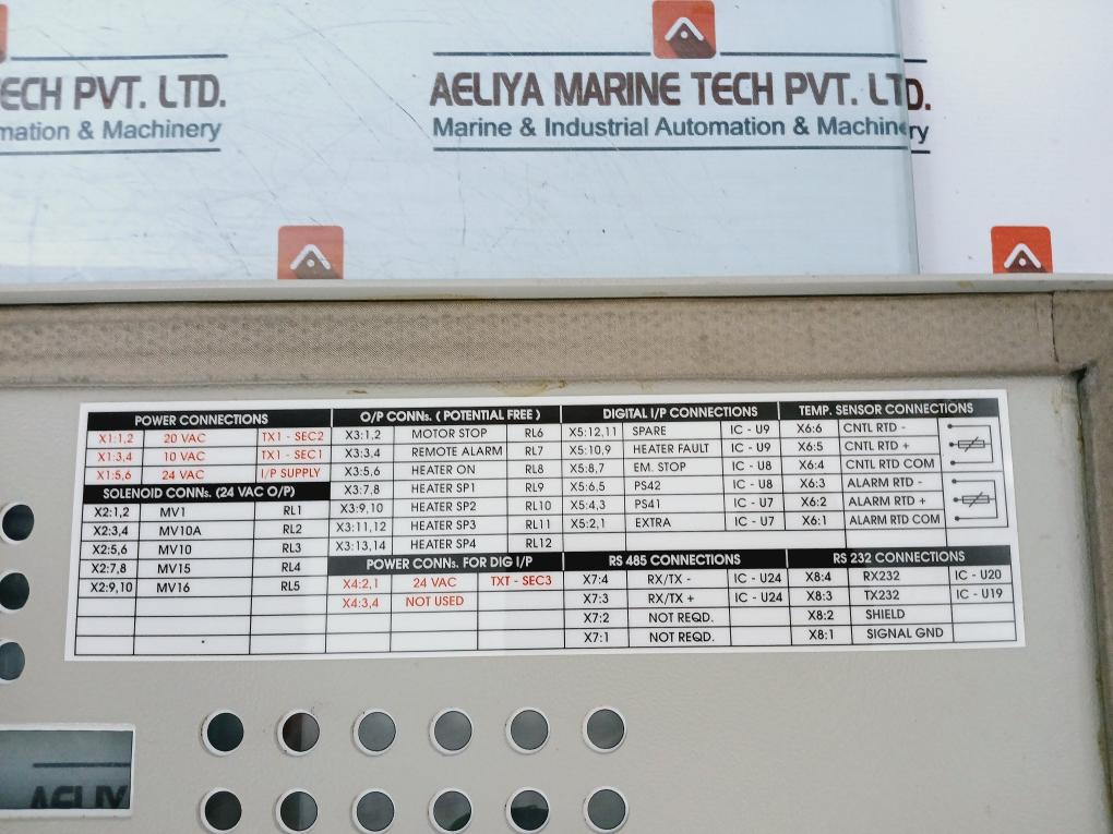 Alfa Laval Dcu-41X Discharge Control Unit Self Cleaning Ver 5.1 24Vdc