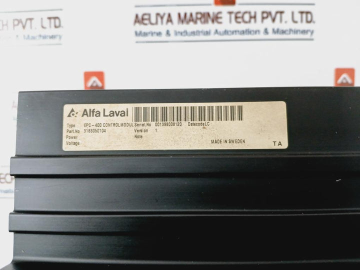Alfa Laval EPC-400 Control Module 3183050104 Used