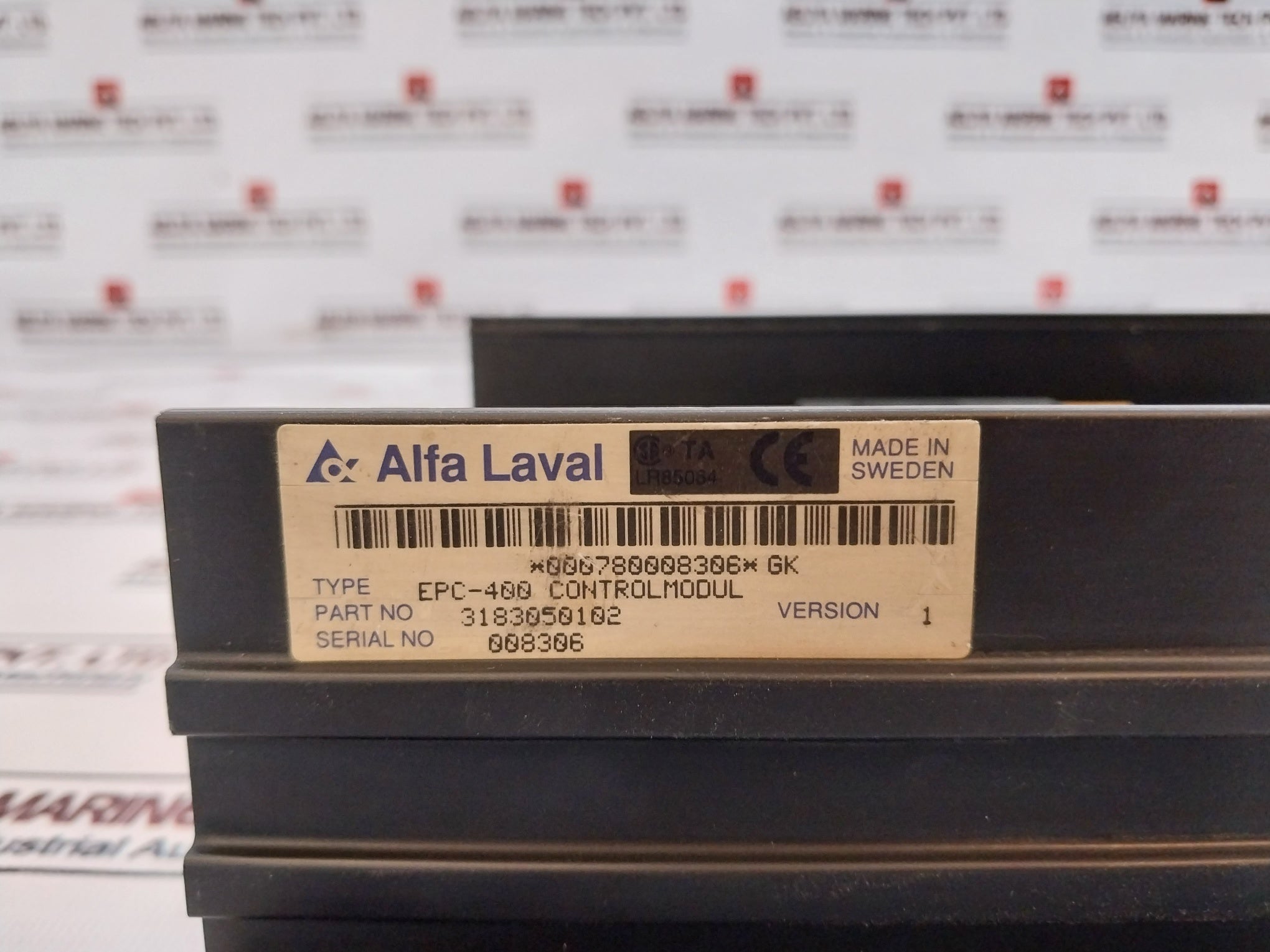 Alfa Laval Epc-400 Control Module Version: 1 (Not Working)