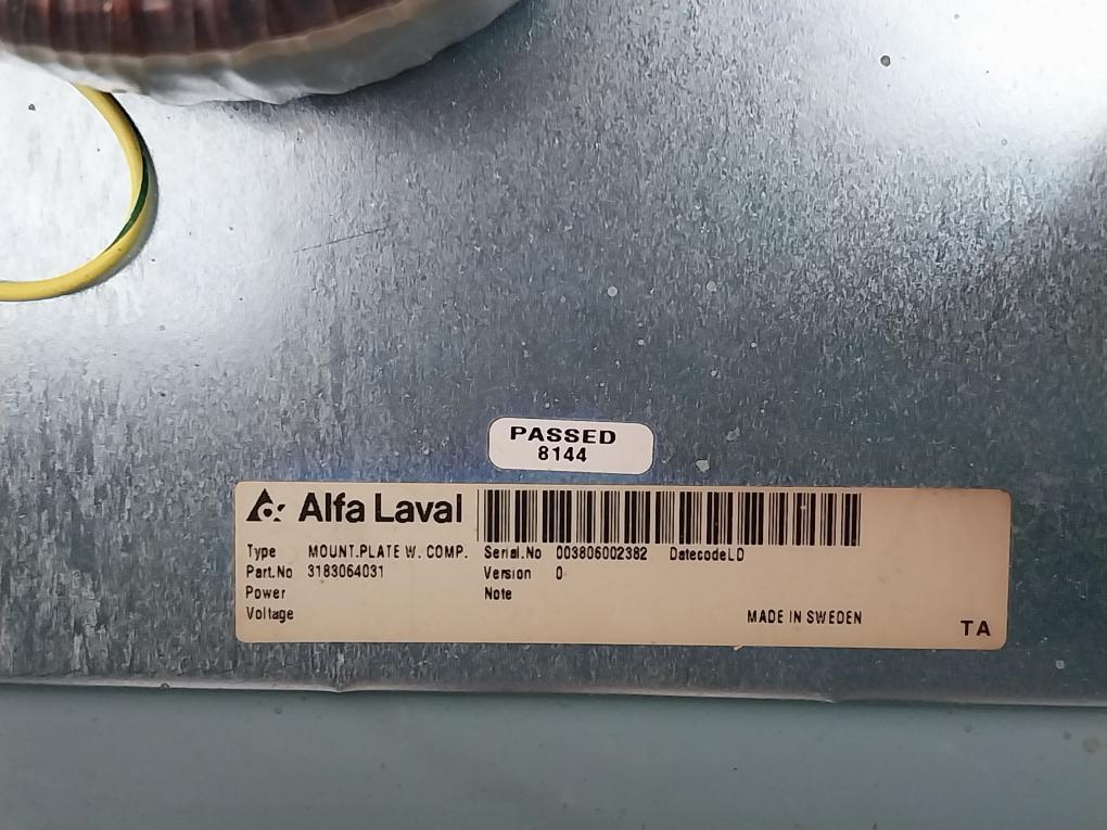 Alfa Laval Epc-400 Control Module W/ B-4635-2/3 Plc Power Supply Ver. 1
