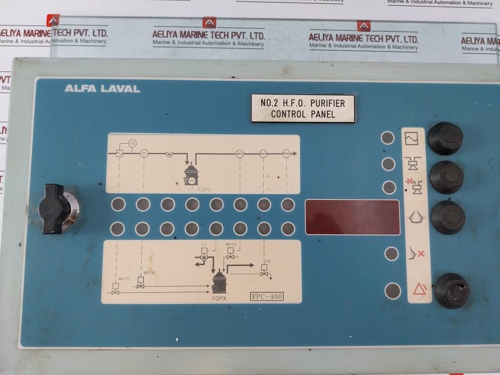 Alfa Laval Epc-400 Control Module W/ B-4635-2/3 Plc Power Supply Ver. 1