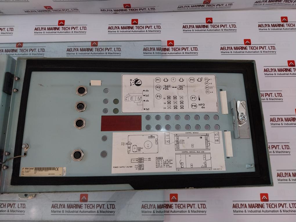 Alfa Laval Epc-400 Control Module W/ B-4635-2/3 Plc Power Supply Ver. 1