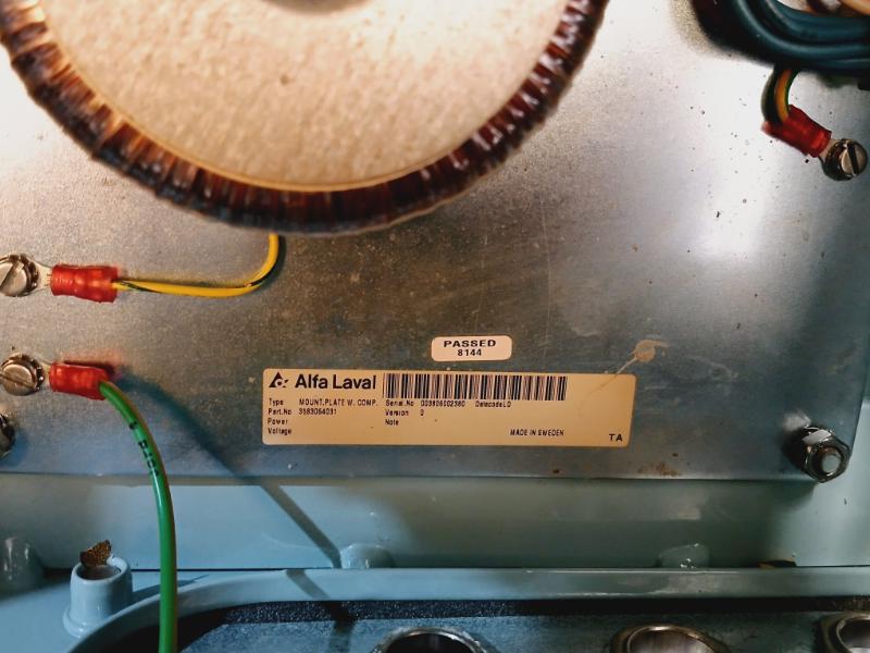 Alfa Laval Epc-400 Control Module W/ Epc-41 Pl Controller